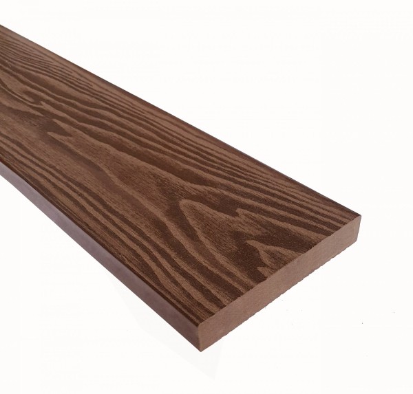 Террасная доска из ДПК Terrapol Смарт 3D Полнотелая без паза Орех Милано купить в Армавире