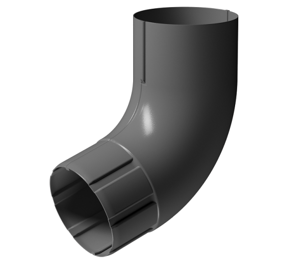 Колено 72° D90 Döcke STAL PREMIUM Графит, (RAL 7024) купить в Армавире