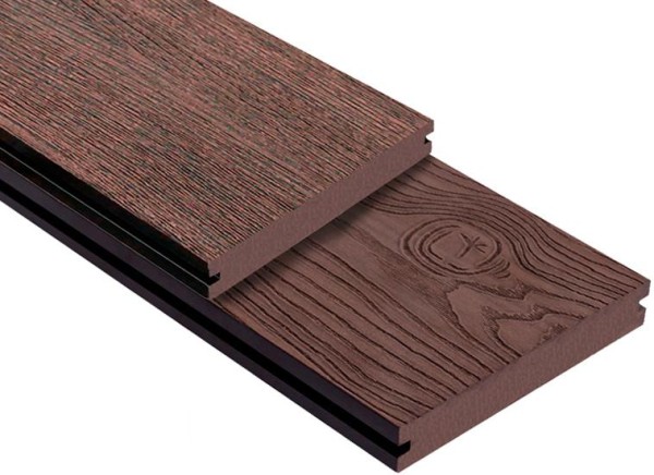 Террасная доска ДПК Outdoor 3D полнотелая STORM/OCEAN BROWN коричневая микс купить в Армавире