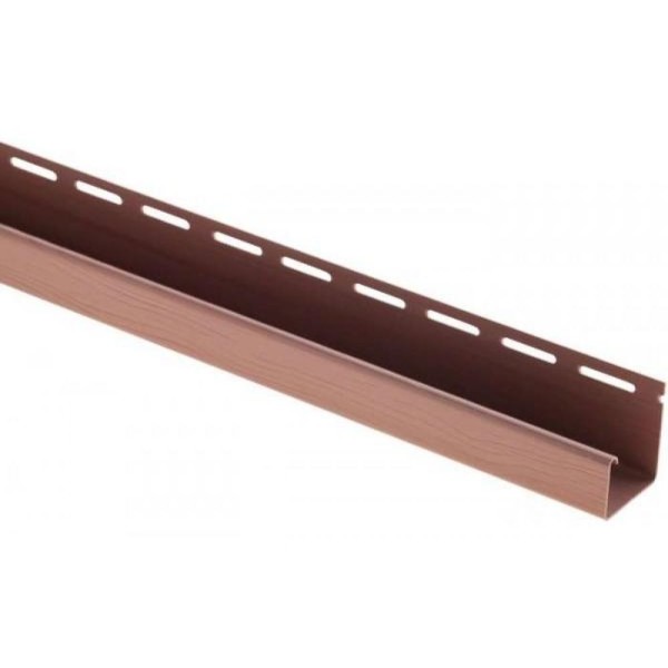 J-профиль Люкс Крашенный, T-15, ВН, Красно-коричневый купить в Армавире