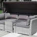 Диван-Трансформер AFINA плетеный из иск. ротанга AFM-320G Grey купить в Армавире