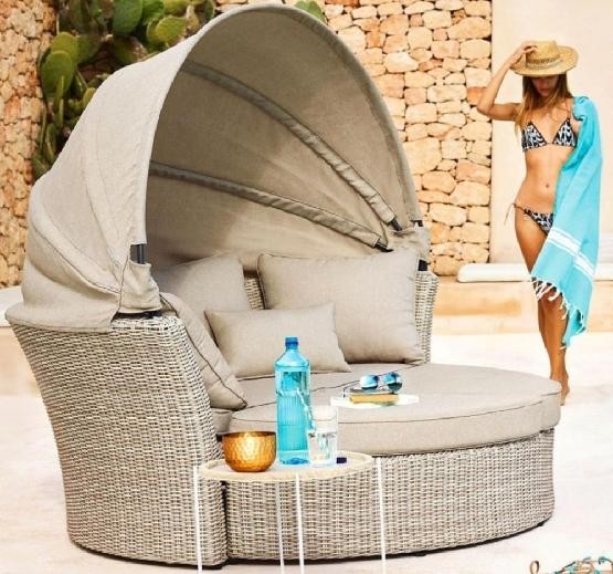 Диван-Трансформер AFINA плетеный из иск. ротанга AFM-325 Beige купить в Армавире