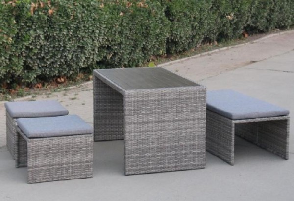 Диван-Трансформер AFINA плетеный из иск. ротанга S330G-W78 Grey купить в Армавире