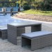Диван-Трансформер AFINA плетеный из иск. ротанга S330G-W78 Grey купить в Армавире
