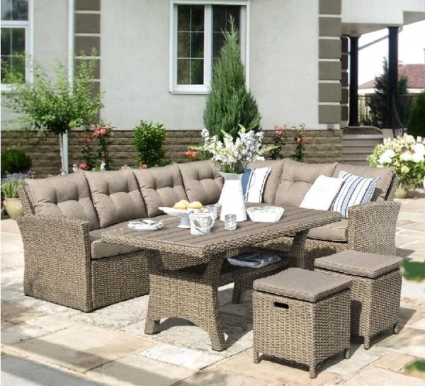Комплект мебели AFINA плетеной из иск. ротанга AFM-307B Beige купить в Армавире