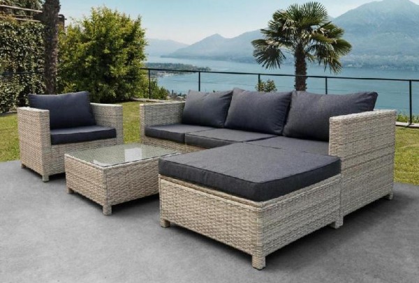 Комплект мебели AFINA плетеной из иск. ротанга YR821G Grey/Grey купить в Армавире