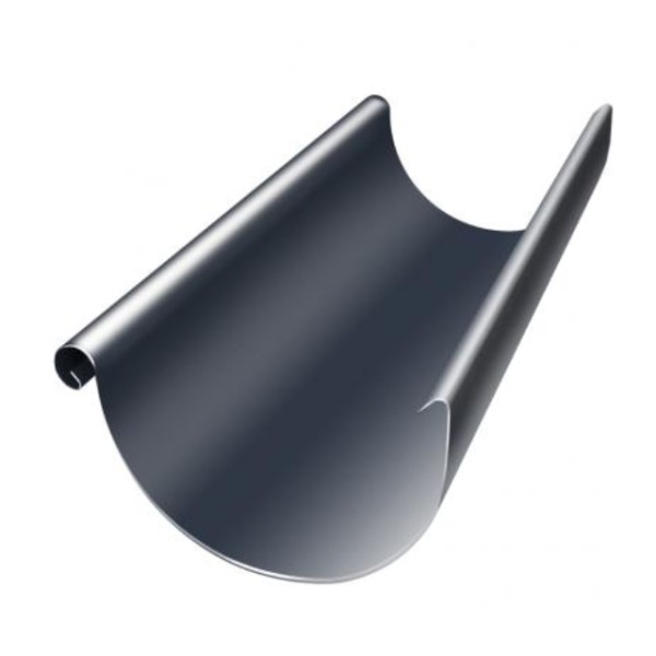 Водосток Grand Line 150x100 – Полукруглый желоб 3 метра RAL 7024 купить в Армавире