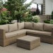 Комплект мебели AFINA плетеной из иск. ротанга YR825B Beige купить в Армавире