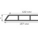 Доска Ромбус 3D ДПК Outdoor STORM GREY серая микс купить в Армавире