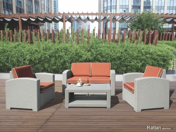 Уличные диваны и кресла коллекции Rattan Premium 4 купить в Армавире