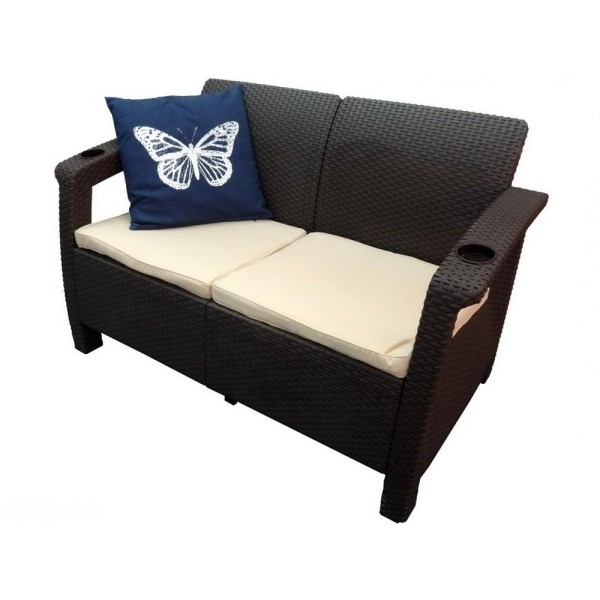 Двухместный диван Yalta Sofa Seаt венге купить в Армавире