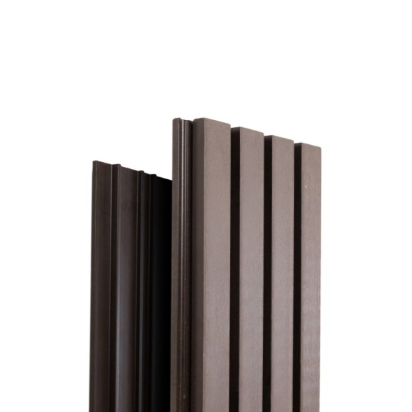 Фасадная доска Ecodecking Техно реечная 200х26х3000 Венге купить в Армавире