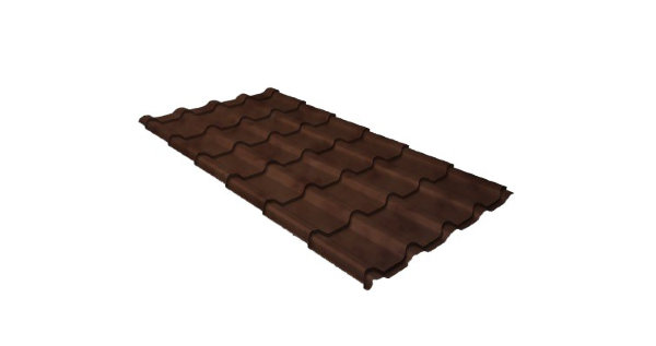 Металлочерепица камея 0,45 Safari Twincolor Brown купить в Армавире