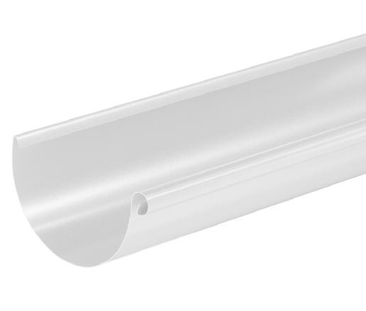 Водосток Aquasistem, система 125x90 - Водосточный желоб 3.00м RAL 9003 Белый купить в Армавире