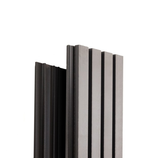 Фасадная доска Ecodecking Техно реечная 200х26х3000 Серый купить в Армавире