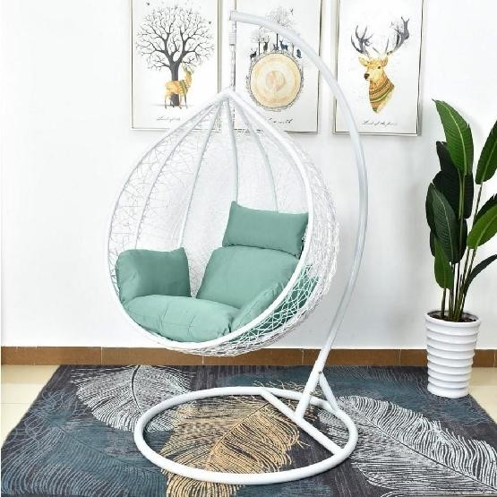 Кресло Подвесное из искусственного ротанга AFM-168A-L White/Green купить в Армавире