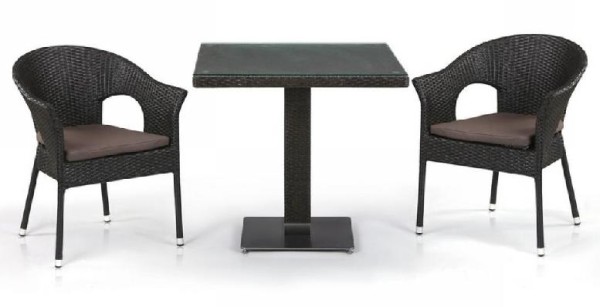 Комплект плетеной мебели AFINA из иск. ротанга T605SWT/Y79A-W53 Brown 2Pcs купить в Армавире