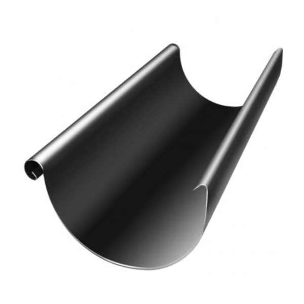 Водосток Grand Line 125x90 – Желоб 3м RAL 9005 купить в Армавире