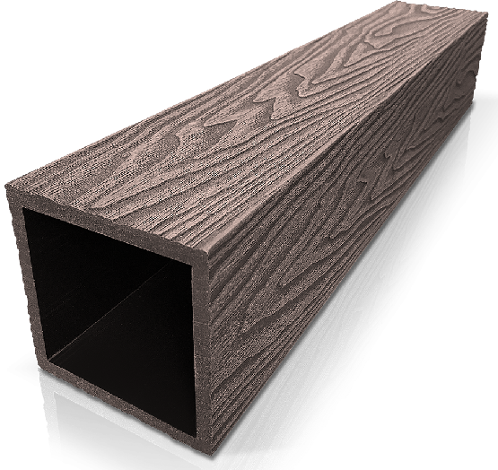 Столб ДПК 3D GardenParkett фактура дерева Венге купить в Армавире