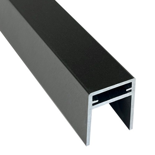 П-профиль Алюминиевый EasyDecking 35x25 Черное дерево купить в Армавире