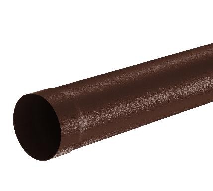 Водосток Aquasistem, Система 150/100 - Труба водосточная 1.00м RAL 8017 Коричневый matt купить в Армавире