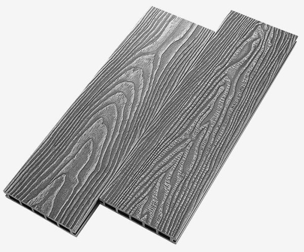 Террасная доска из ДПК RusDecking Unodeck Vintage - Серый купить в Армавире